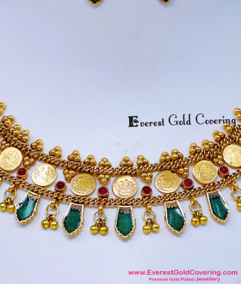 NLC1828 - Trendy Antique Collection Kerala Palakka Necklace Set