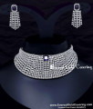 american diamond ad jewellery set
