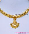 1 Gram Gold Plated Light Weight Necklace for Women 1 gram gold simple necklace designs