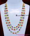Latest Heart Design Gemstone Multicolor Stone Necklace Premium-quality multicolor necklace