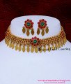 Beautiful Antique Elakkathali Choker Necklace Set elakkathali necklace online