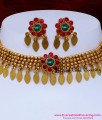 Beautiful Antique Elakkathali Choker Necklace Set elakkathali necklace online
