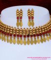 Trendy Kemp Stone Antique Elakkathali Choker Necklace Set antique elakkathali choker