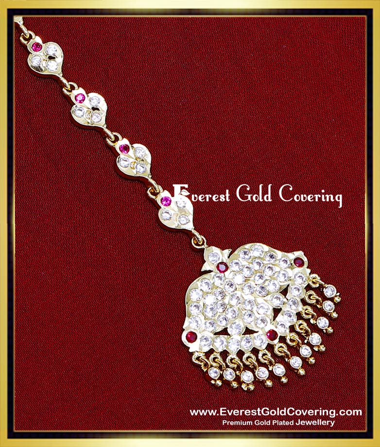 1 gram Gold Maang Tikka price