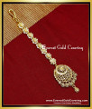1 gram gold maang tikka price