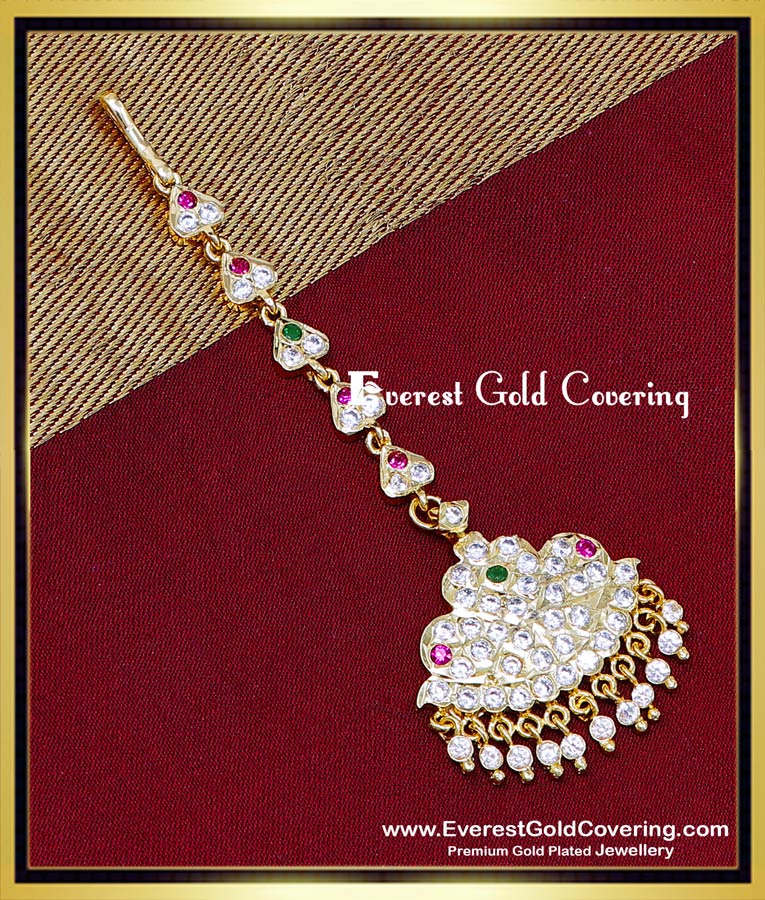 Wedding Jewelry Impon Stone Nethichutti Online Shopping impon jewellery online