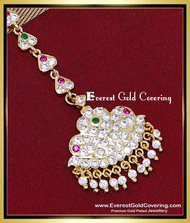 Wedding Jewelry Impon Stone Nethichutti Online Shopping impon jewellery online