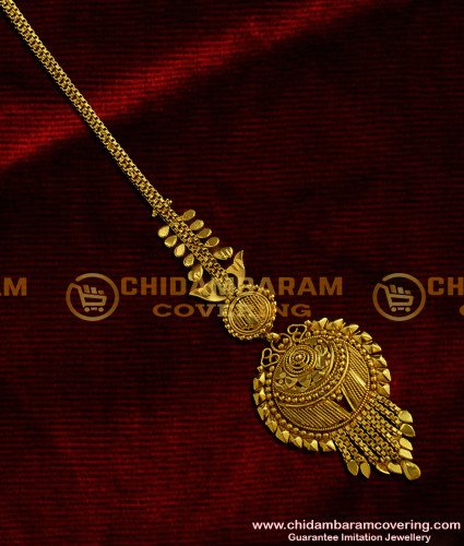 NCT001 - Gold Plated Traditional Nethi Chutti Big Circle Design