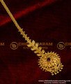 NCT003 - Trendy Leaf Design Red Stone Gold Plated Nethichutti Chidambaram Gold Covering Jewellery Buy Online