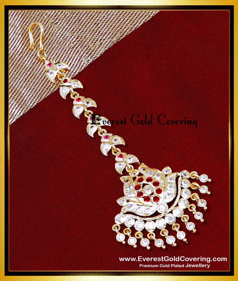 maang tikka, maang tikka gold design, maang tikka for bride, maang tikka gold, gold maang tikka design, small maang tikka, bridal maang tikka, nethichutti, nethichutti gold, nethichutti for bride, white stone maang tikka, nethichutti white stone