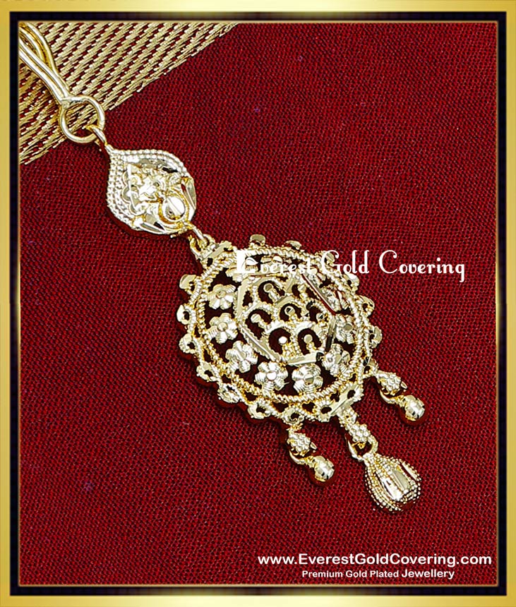 small gold maang tikka 