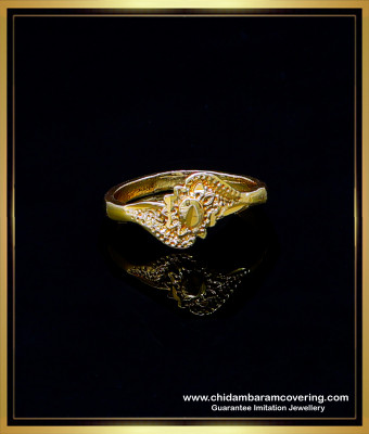 RNG343 – Simple Gold Design Daily Wear Women 5 Metal Ring Online