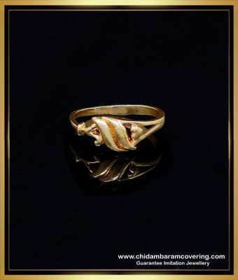 RNG378 - Simple Gold Design Casting Ring Gold Look Impon Jewellery