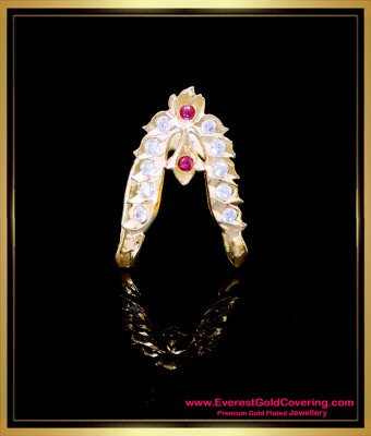 RNG485 - Impon White Stone Vangi Mothiram Design for Women