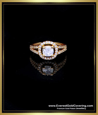 RNG531 - High Quality Never Fade White Stone Ring Design for Female