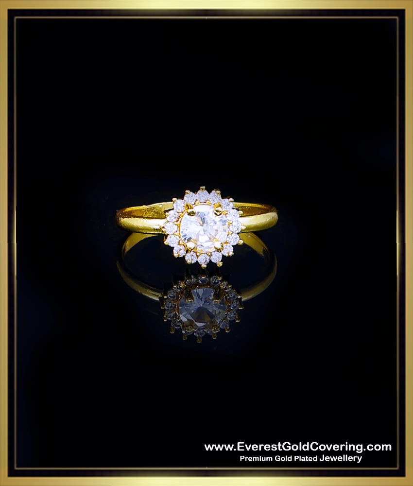 Impon White Stone Panchaloha Ring Designs for Ladies Original panchaloha rings for women