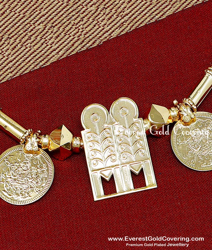 Thulasi thali design gold