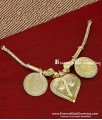 TAL120 - Wedding Locket Heart Pendant Cross Thali Designs Online