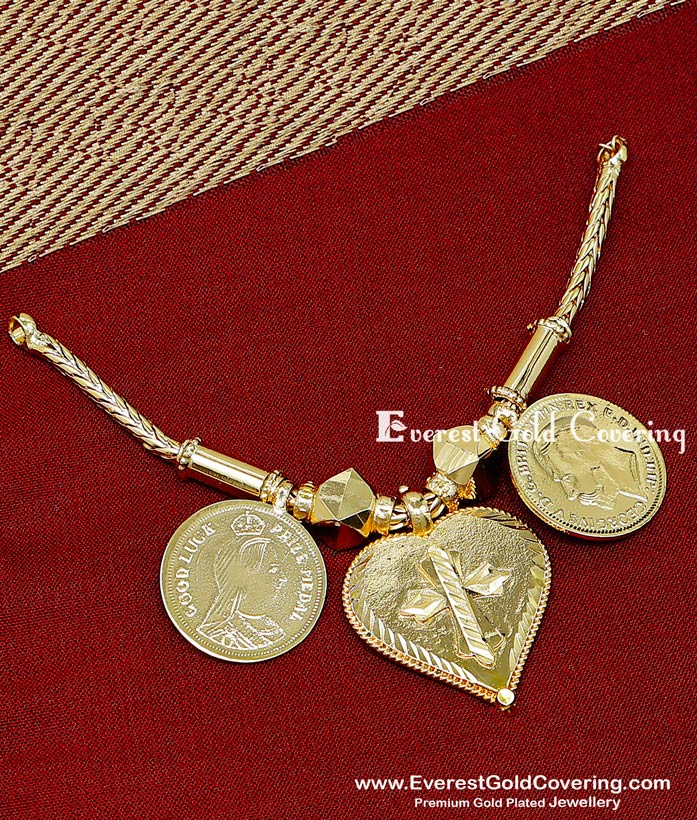 TAL120 - Wedding Locket Heart Pendant Cross Thali Designs Online