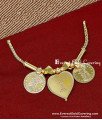 TAL121 - Gold Plated Christian Cross Marriage Bible Thali Designs