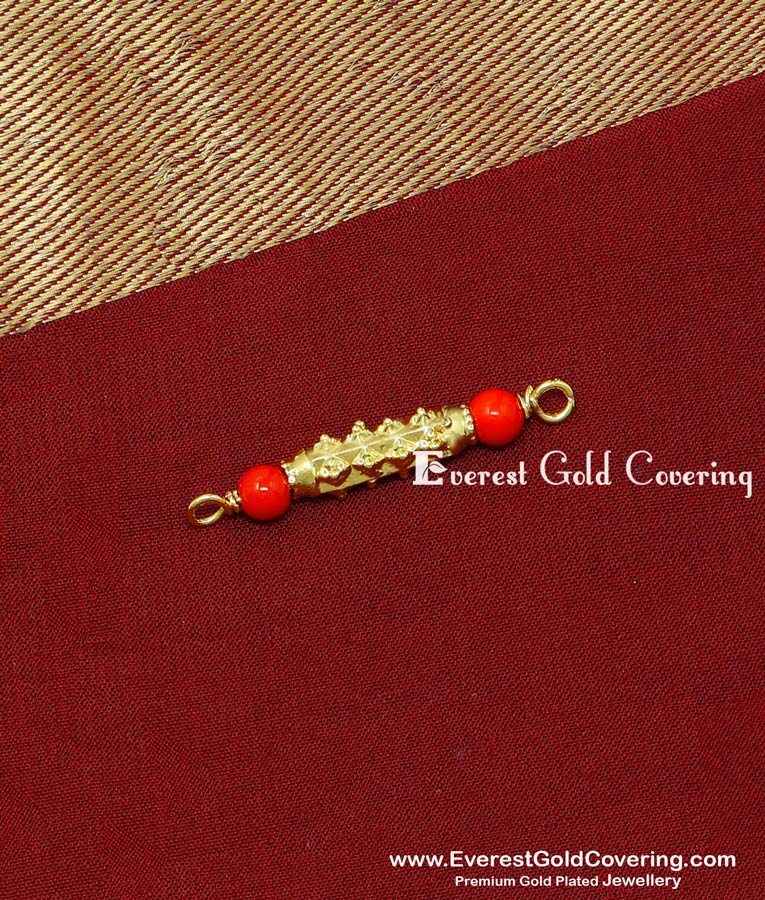 Traditional Coral Beads Thali Thayathu Design Pendant thali thayathu design