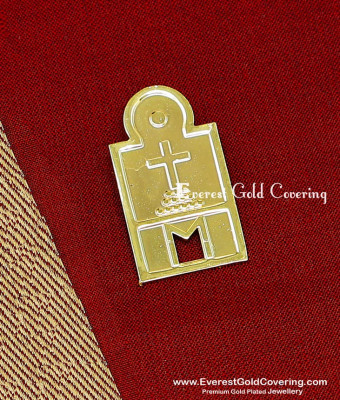 TAL99 - One Gram Gold Plated Christian Cross Thali Designs