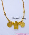 THN107 - Thirumangalyam Tamil Wedding Thulasi Thali Chain Design