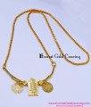 THN107 - Thirumangalyam Tamil Wedding Thulasi Thali Chain Design
