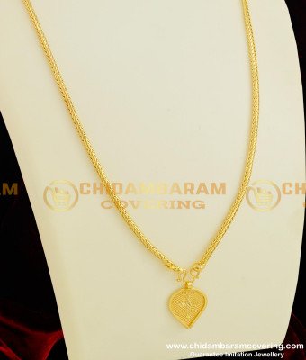 THN29-LG - 30 inches Long Kerala Heartin Cross Thali with Chain | Traditional Kerala Mangalsutra Designs Online