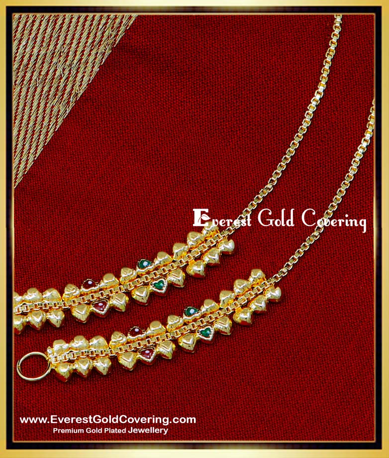 ear chain gold design, ear chain gold designs, side mattal designs in gold, mattal designs, 1 gram gold mattal designs, gold plated mattal