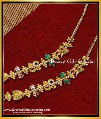 MAT230 - 1 Gram Gold Plated Stone Mattal Designs for Women