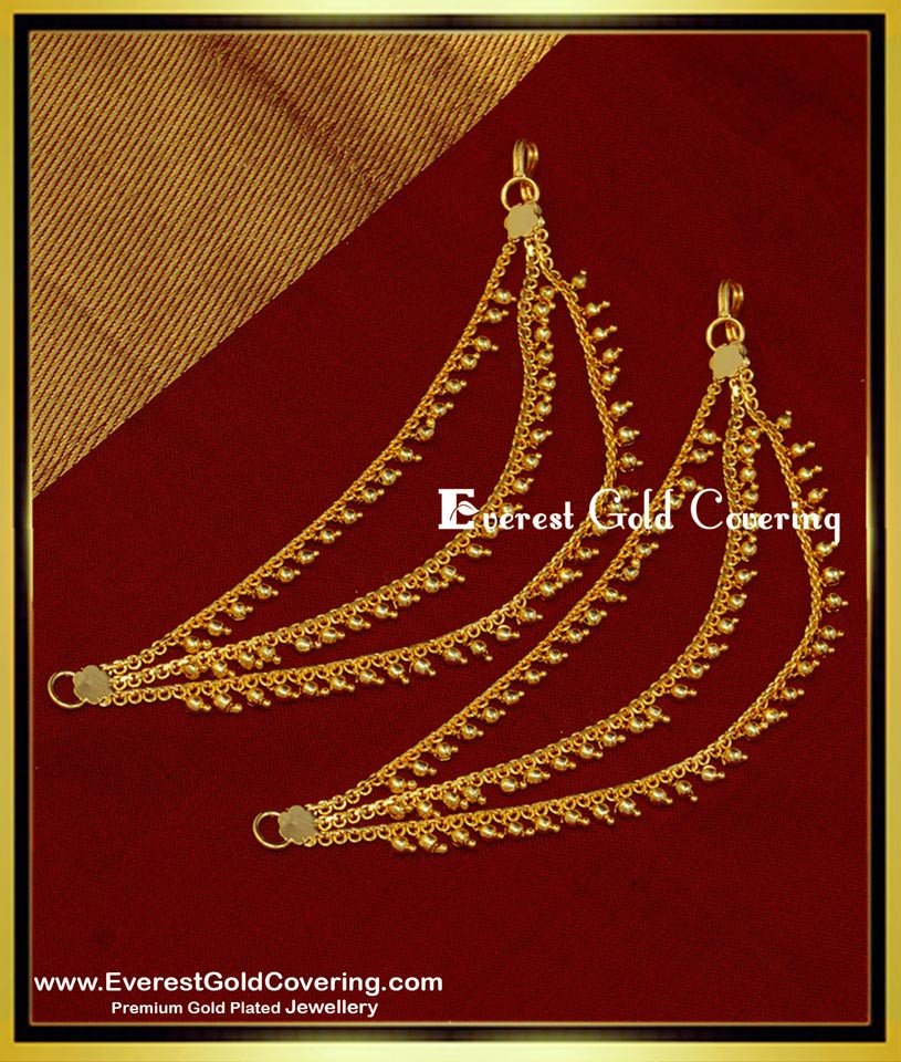gold covering jewelry, one gram gold jewellery, gold plated guaranteed jewellery, gold covering chain,