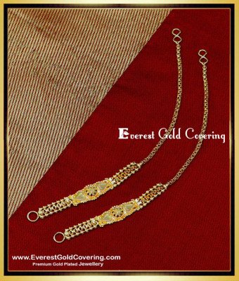 MAT208 - Gold Design Simple Daily Use Gold Plated Ear Chain Online