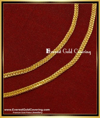 MAT065 - Gold Plated Simple Light Weight Flexible Ear Chain Mattal Designs Online