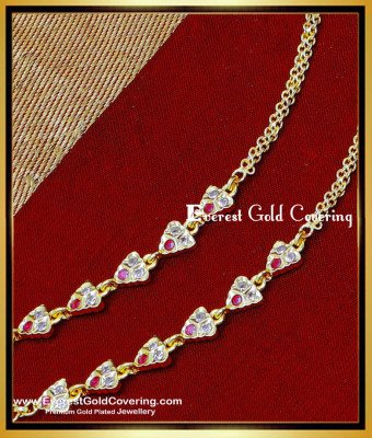 MAT267 - Traditional Gold Design Ear Chain Gold Kan Chain Design