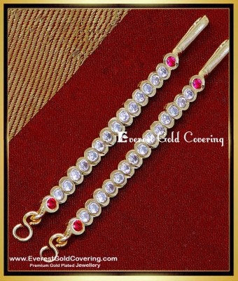MAT238 - Trendy White Stone Straight Mattal Designs for Ladies
