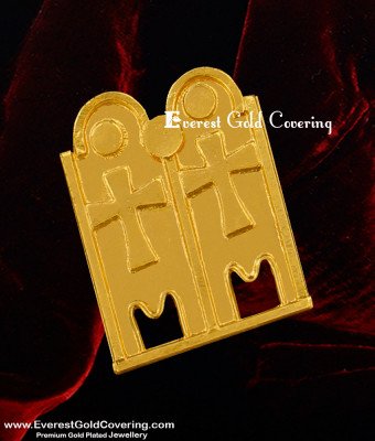 TAL14 - Christian Double Cross Thali Design | One Gram Gold South Indian Christian Mangalsutra Design Online