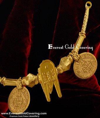 TAL58 - One Gram Gold Thennamara Thoppai Thali Set | Tamil Mangalsutra Designs Buy Online