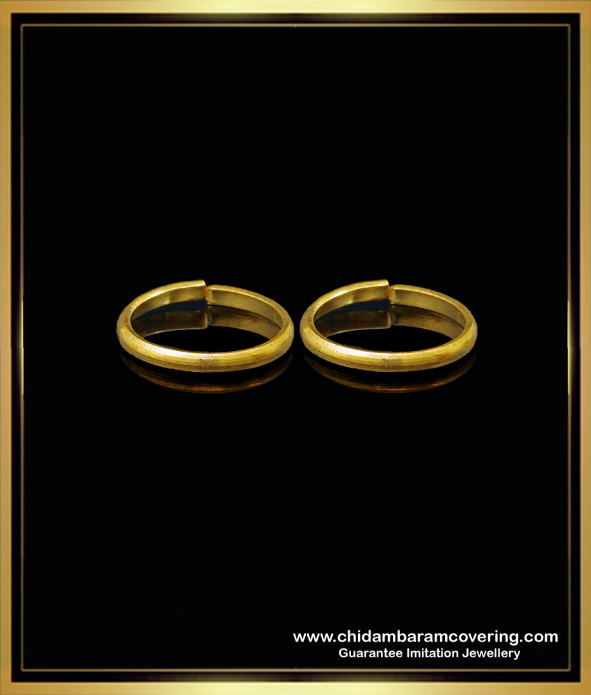 Gold Plated Toe Rings Light Weight Daily Use Adjustable Gold Plated Toe Rings Online