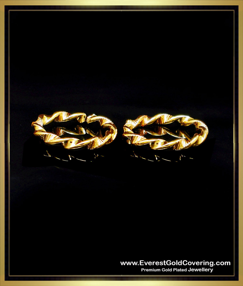 Impon Twisted Design Gold Plated Toe Rings Online metti design for ladies